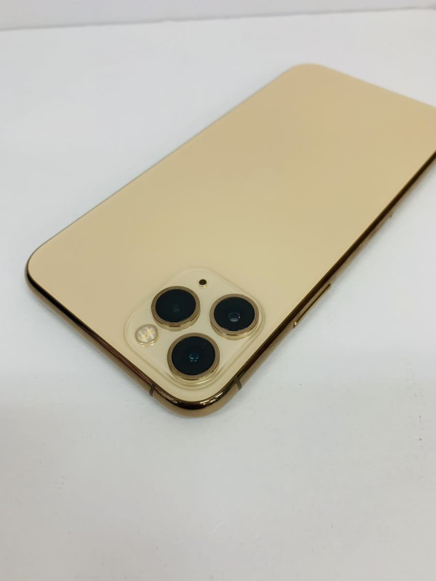 IPhone 11pro 256gb ゴールドSIMフリー超美品 バッテリー97%ネット
