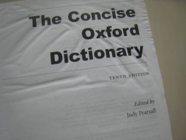 A112 prompt decision * almost unused *Oxford The Concise ENGLISH Dictionary 10TH EDITION hard cover / English-English dictionary 