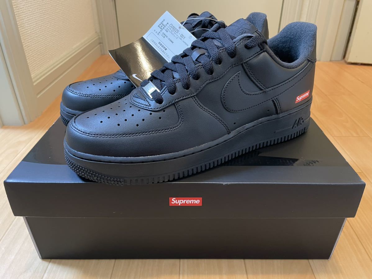 大人気☆ supreme エアフォース1 ブラック 27cm air force - 通販