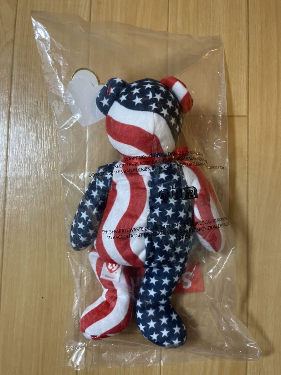 Supreme ty Beanie Baby Flag 22FW week1 シュプリーム タイ ビニー ベイビー フラグ クマ ぬいぐるみ 22AW 初期不良_画像4