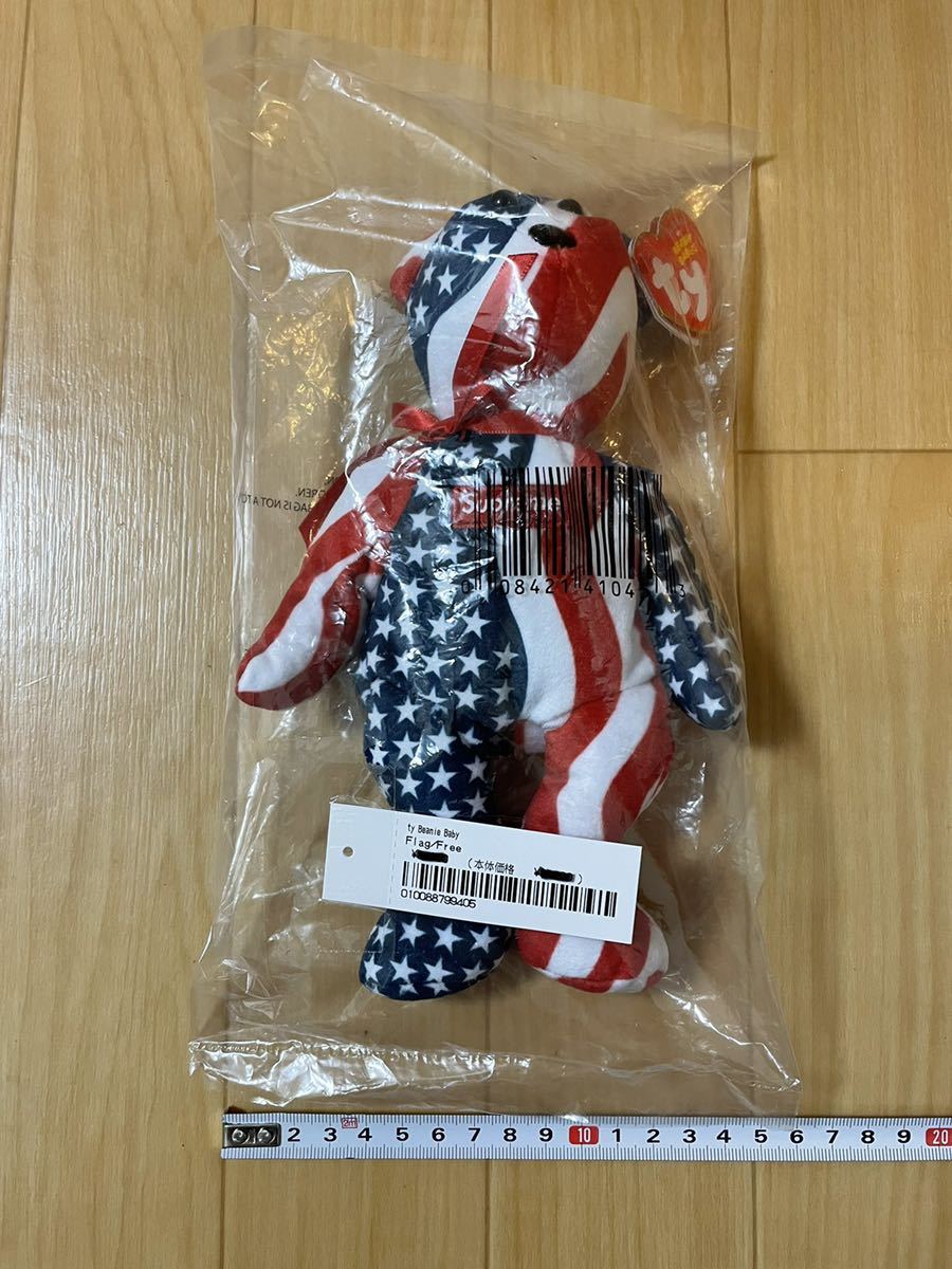 Supreme ty Beanie Baby Flag 22FW week1 シュプリーム タイ ビニー ベイビー フラグ クマ ぬいぐるみ 22AW 初期不良_画像3