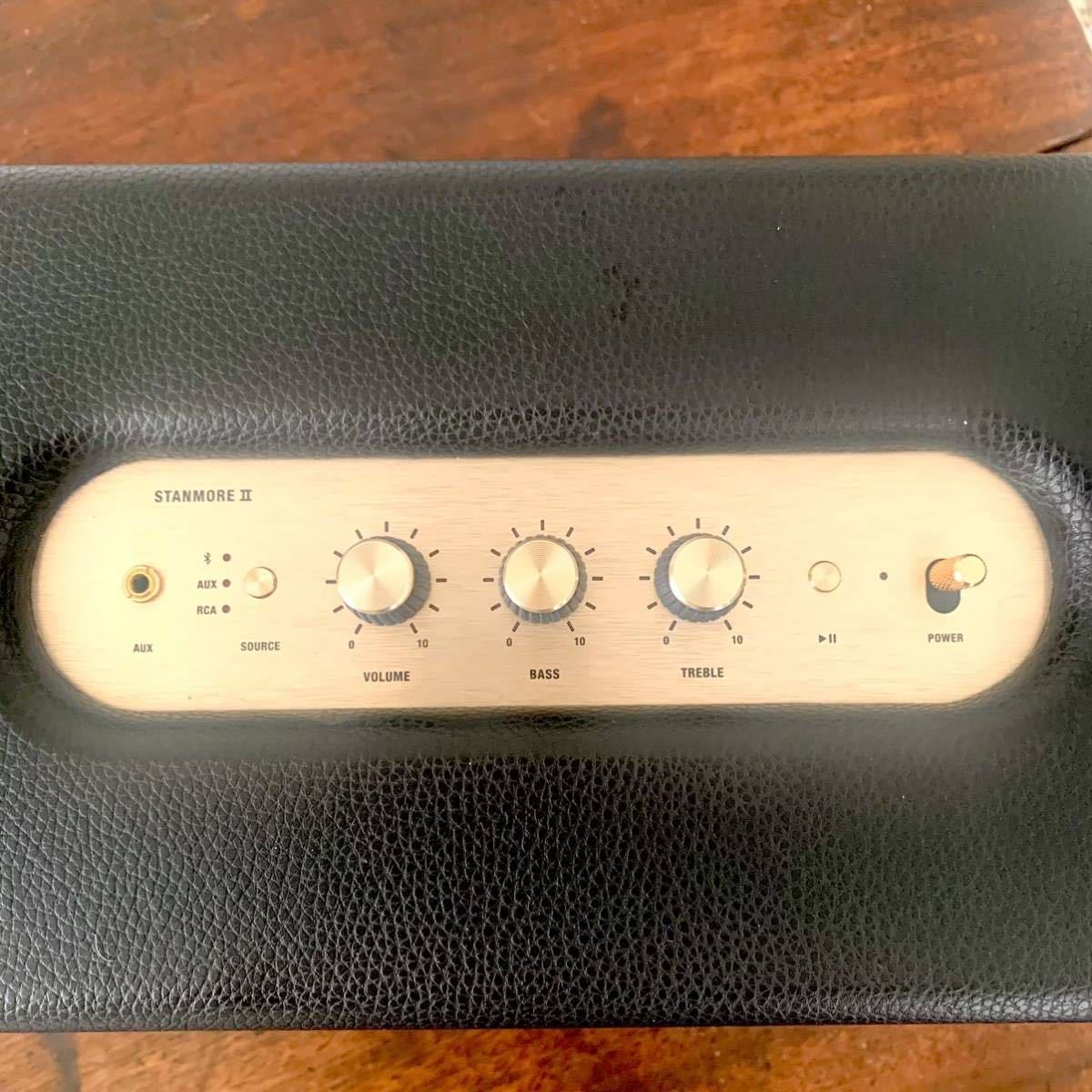 Marshall Stanmore II Bluetooth ワイヤレススピーカー, Black, aptX