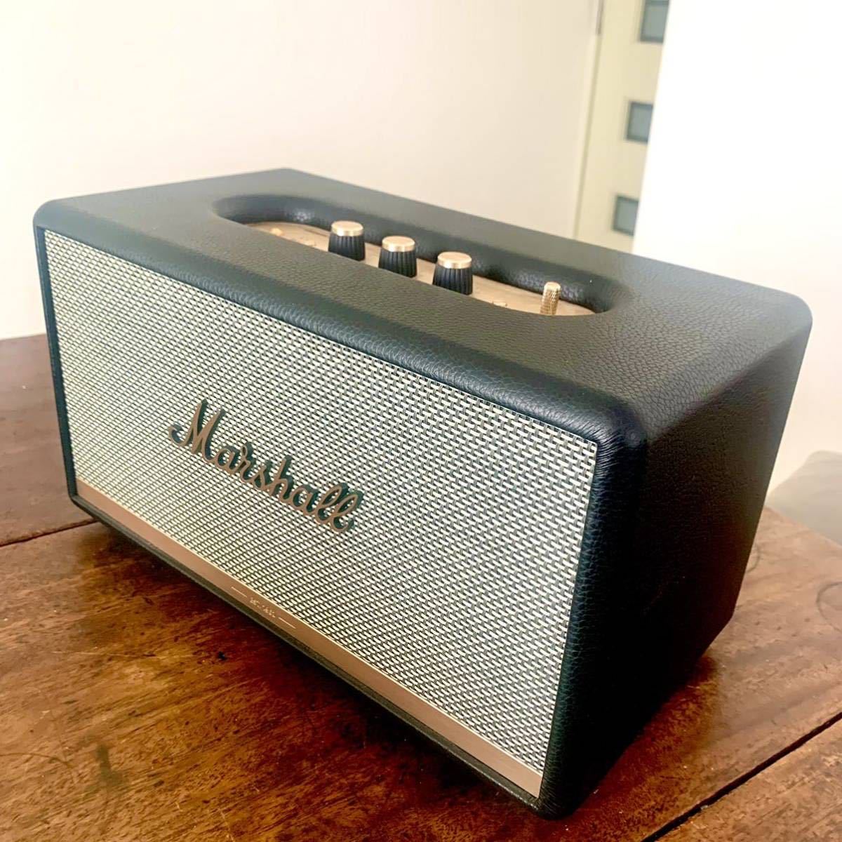Marshall Stanmore II Bluetooth ワイヤレススピーカー, Black, aptX