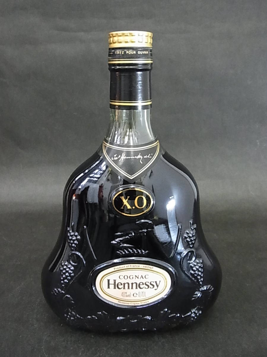 ★☆1円～ [未開栓古酒]Hennessy XO / ヘネシー XO 旧ボトル グリーンボトル 金キャップ 700ml 40% ブランデー  コニャック☆★