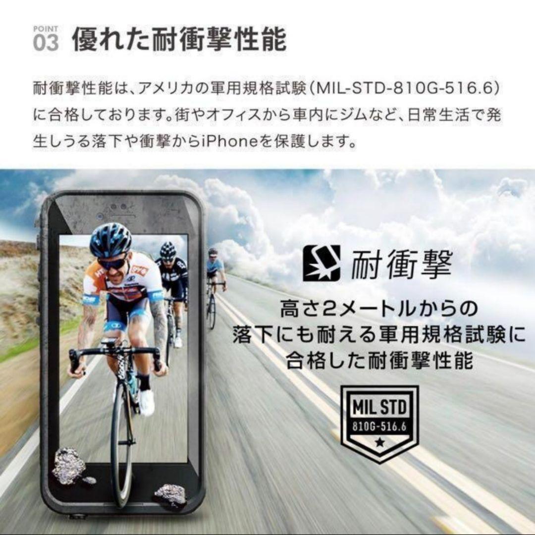 LIFEPROOF ライフプルーフ iPhone X アイフォン 防水 防塵 防雪 耐衝撃 スマホケース ブルー 新品_画像7