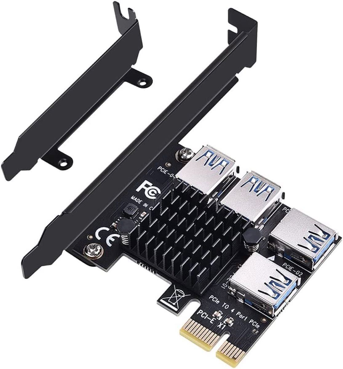 ELUTENG PCI-E 1〜4 USB3.0拡張カード 