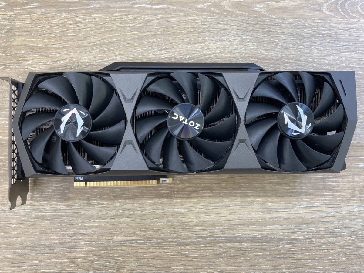 非LHR ZOTAC RTX3080 TRINITY OC10GB 320BIT GDDR6X【動作確認済み