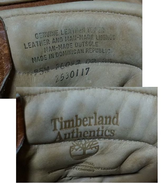 Timberland 26092 9.5W 本革ブーツ ウォータープルーフ ドミニカ製 ティンバーランド _画像9