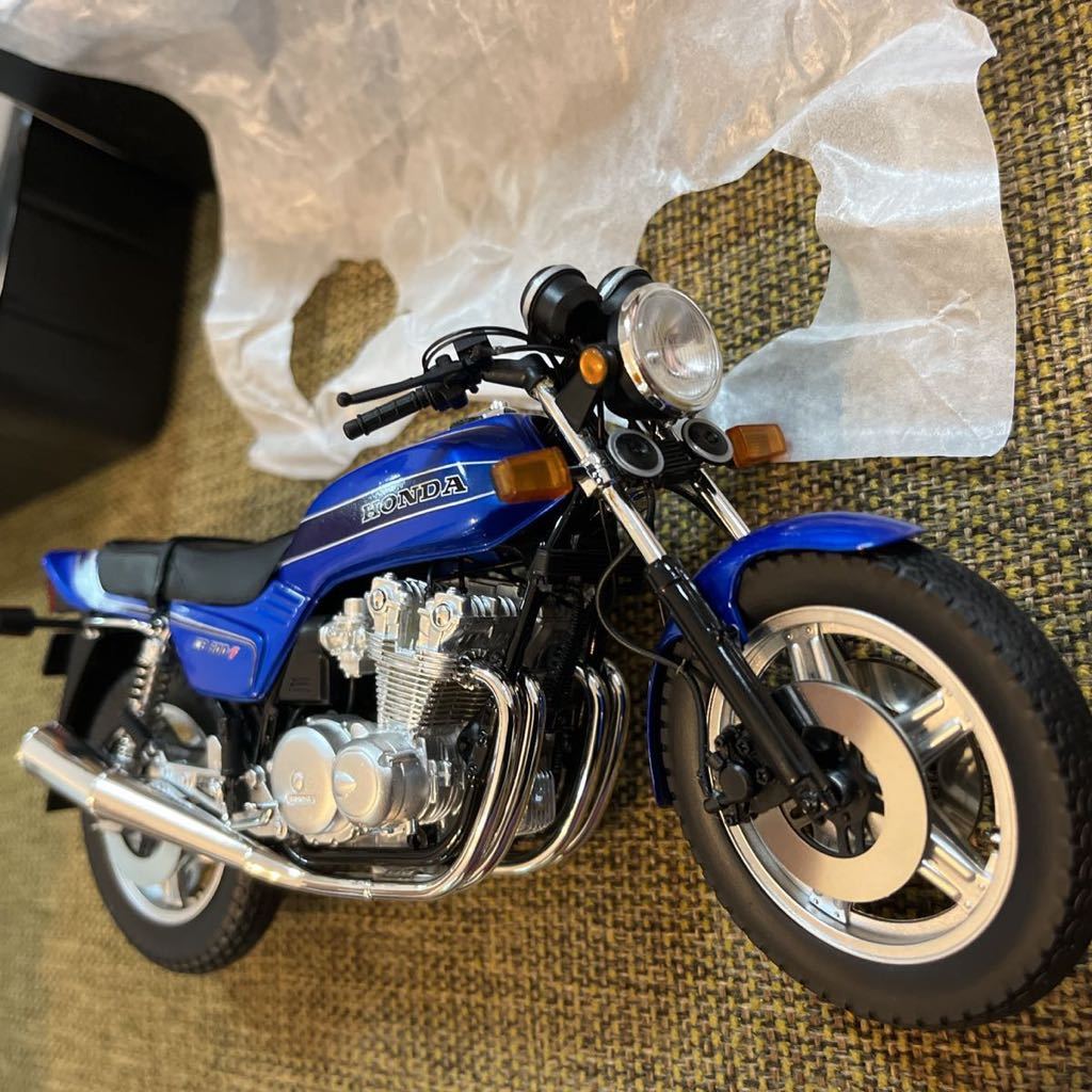 1/12 scale Wit\'s HONDA CB900-F candy tanzanite blue die-cast bike minicar motorcycle CB900F Honda Honda 