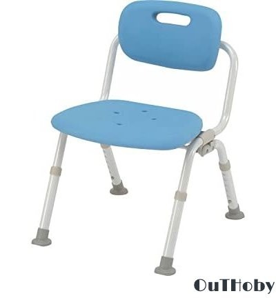  blue folding shower chair * nursing chair bath bath chair bathing assistance * seniours . body handicapped ..sinia safety sense of stability turning-over prevention blue 