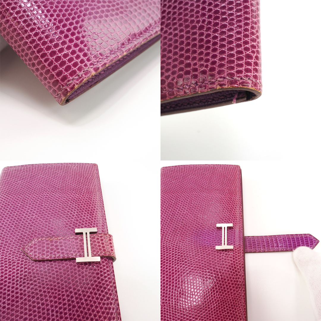 楽ギフ_のし宛書】 早い者勝ち❣️ 長財布 HERMES パープル エルメス