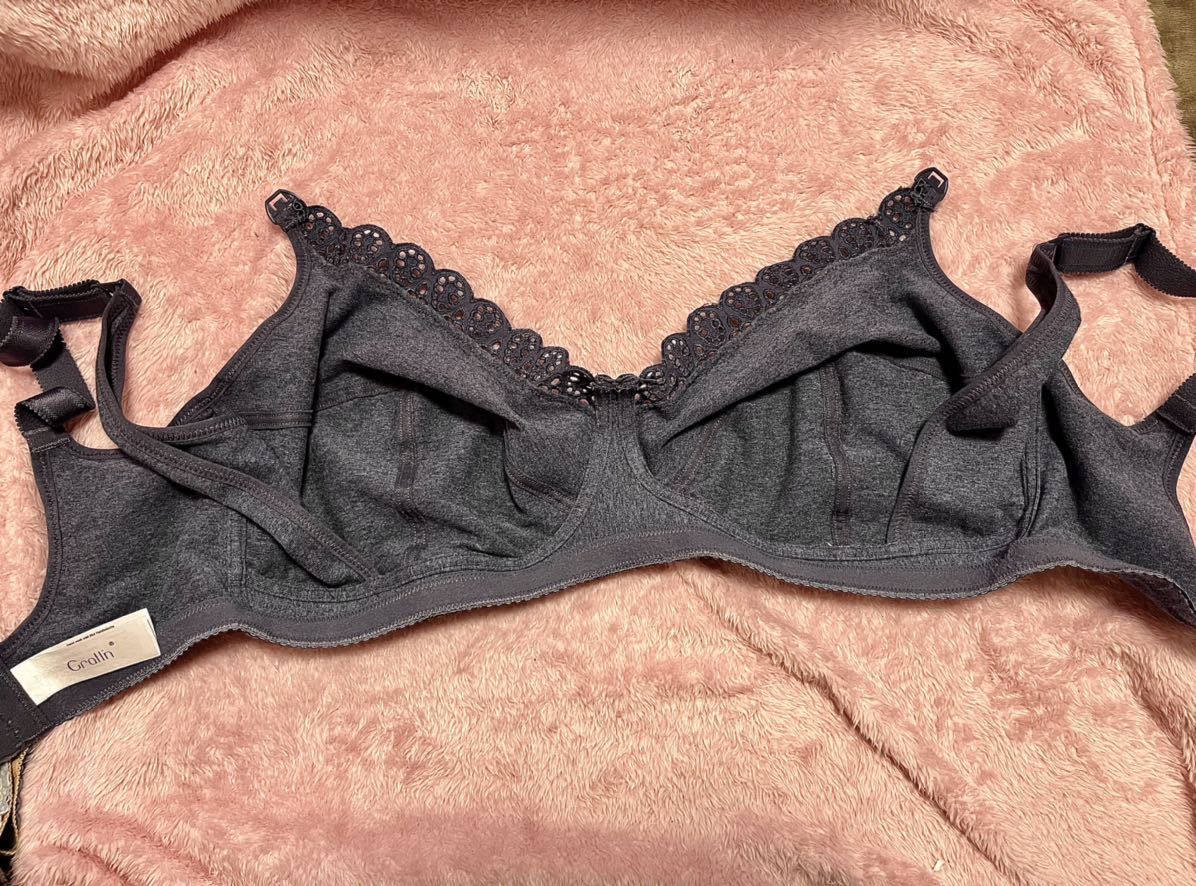 M~Nカップ】授乳ブラ USED☆大きいサイズ ブラジャーショーツセット