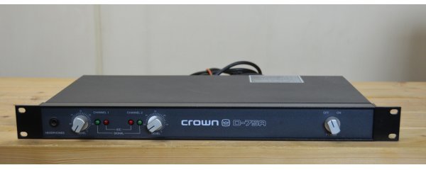 CROWN D75A main amplifier name machine kospa highest!!!