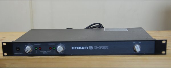 CROWN D75A メインアンプ 名機 コスパ最強！