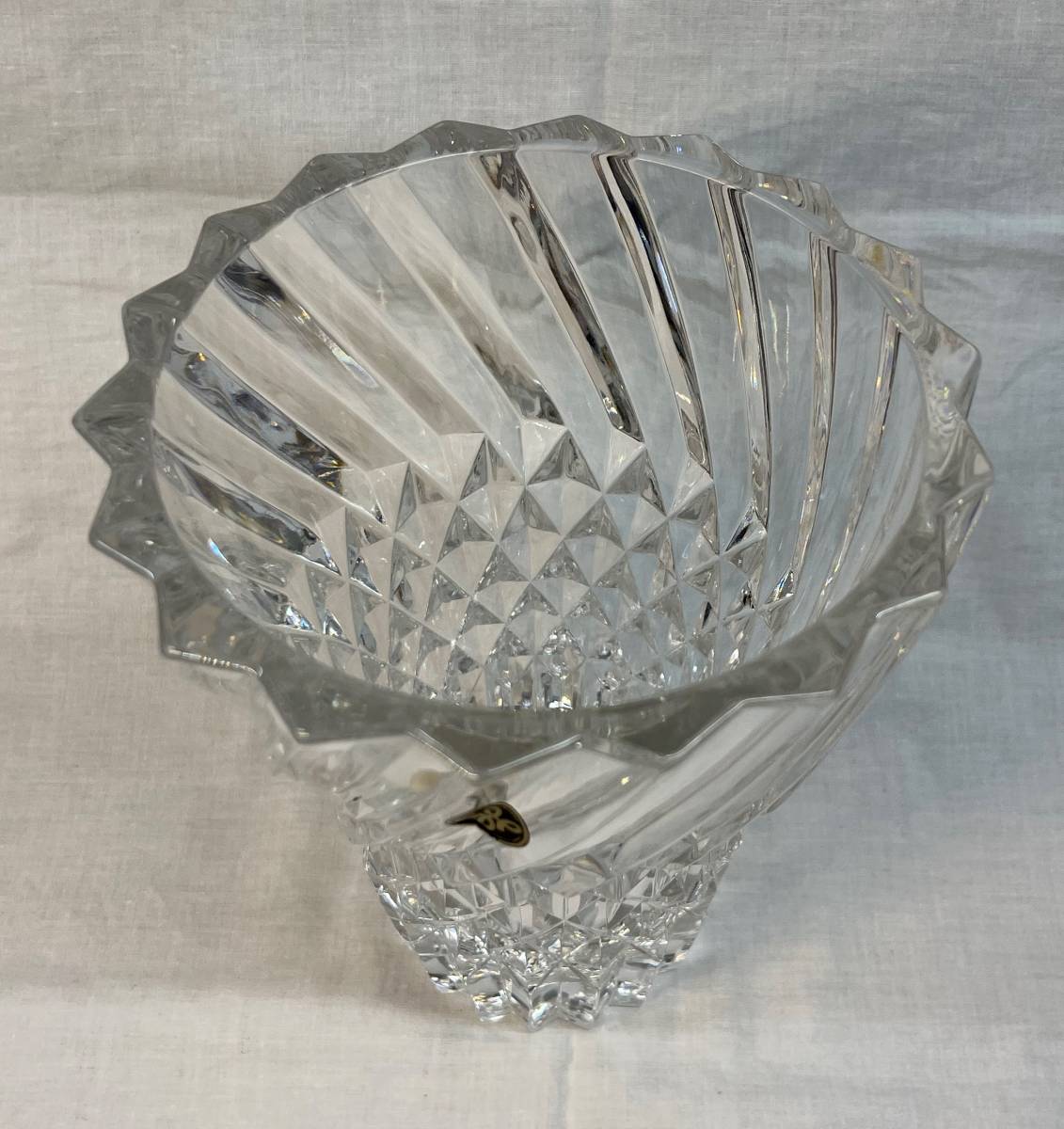  vase flower base glass ( largish )