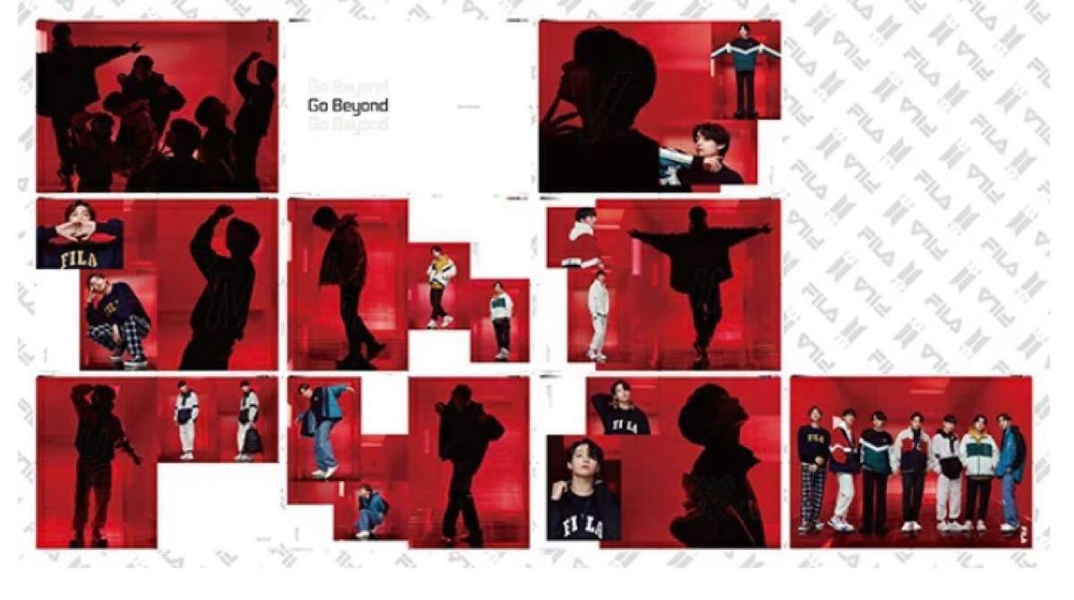 BTS FILA ノベルティポスター 裏表5枚セット 非売品 クーポン