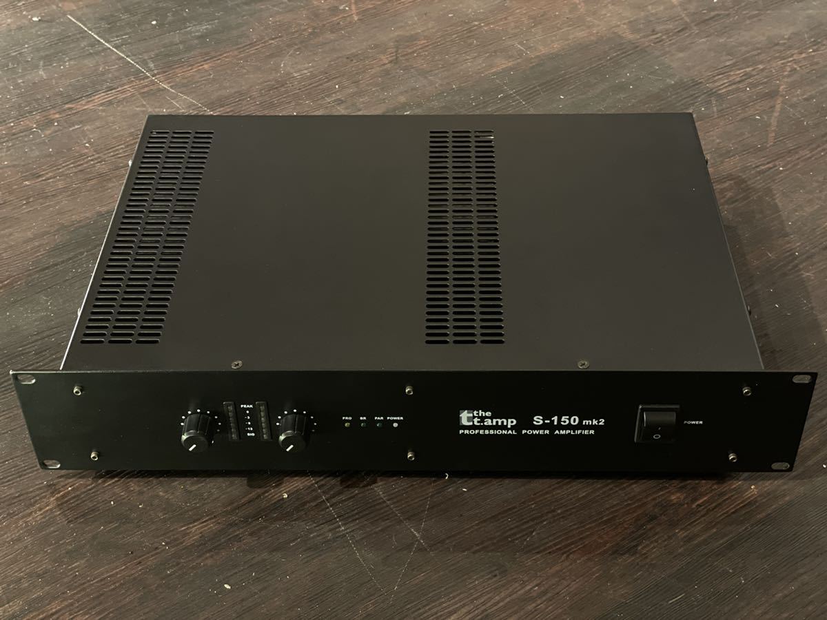 thomann S-150mk2 クラウン越えトーマン 85W+85W出力パワーアンプ美品