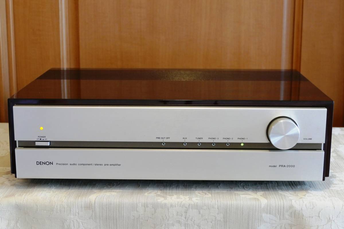 デノン DENON PRA-2000 プリアンプ コントロールアンプ 整備済完動美品