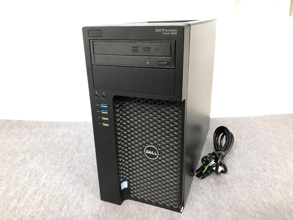 DELL】Precision Tower 3620 Xeon E3-1270v5 3.60GHz 32GB HDD2TB DVD