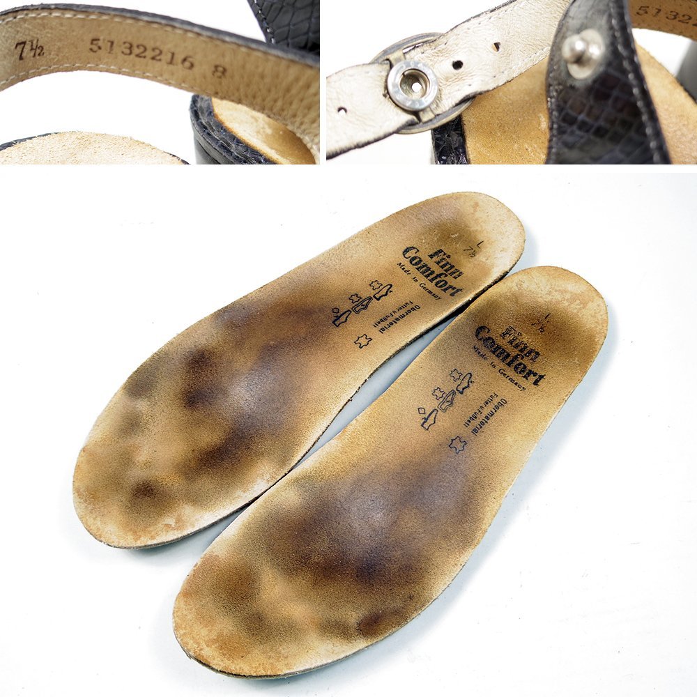 Yahoo!オークション 71/2表記 26.5cm相当 Finn Comfort フィンコン...