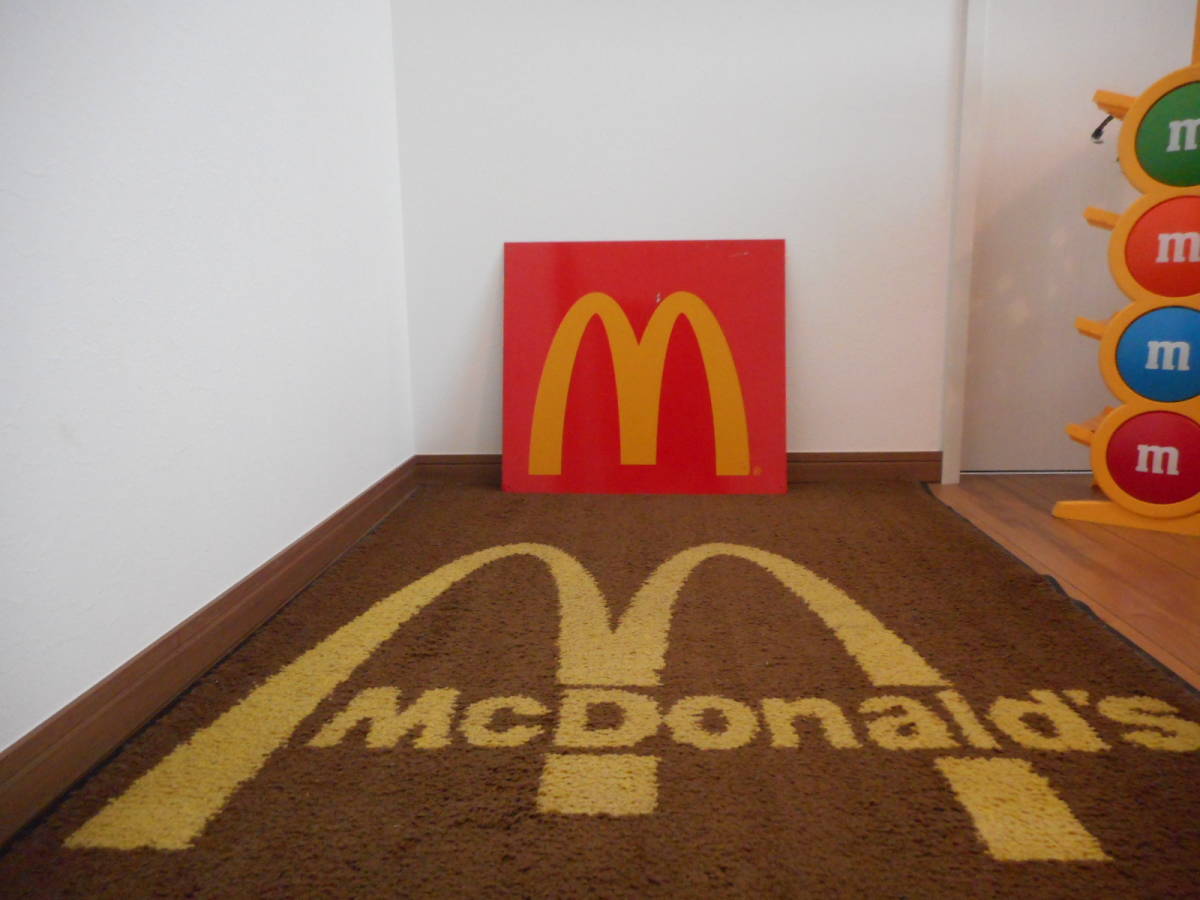 レア ビンテージ McDonald's Golden Arches マクドナルド ゴールデンアーチ オリジナル ストアー ディスプレイ 看板 / バーガーキング A&W_画像1