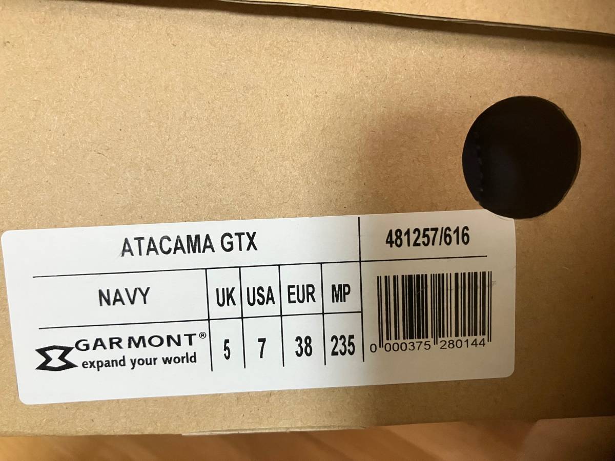 送料込 新品 GARMONT ガルモント ATACAMA GTX 23.5cm ミシュラン GORE-TEX ゴアテックス 防水 トレッキングシューズ 送料無料