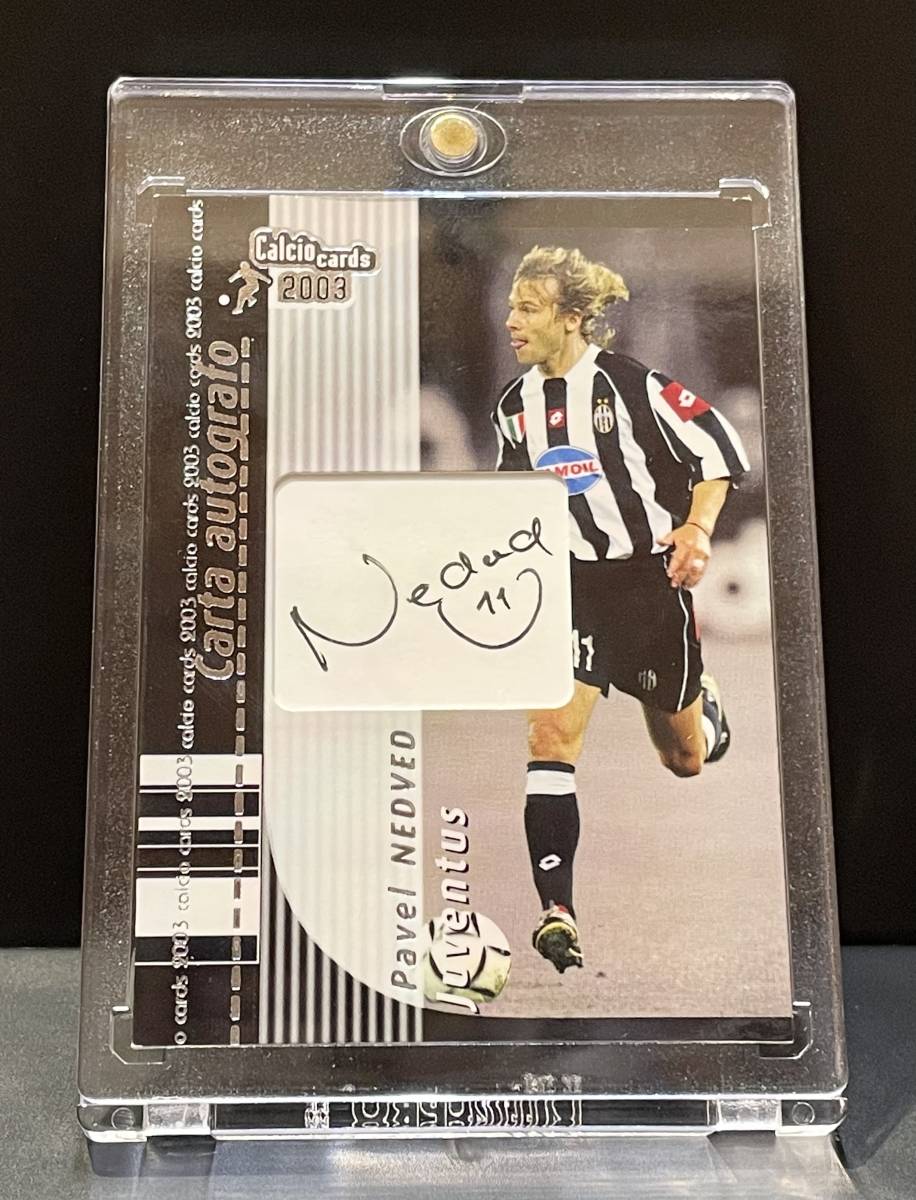 ヤフオク! - Pavel Nedved 2003 Panini Calcio Auto 100枚限...