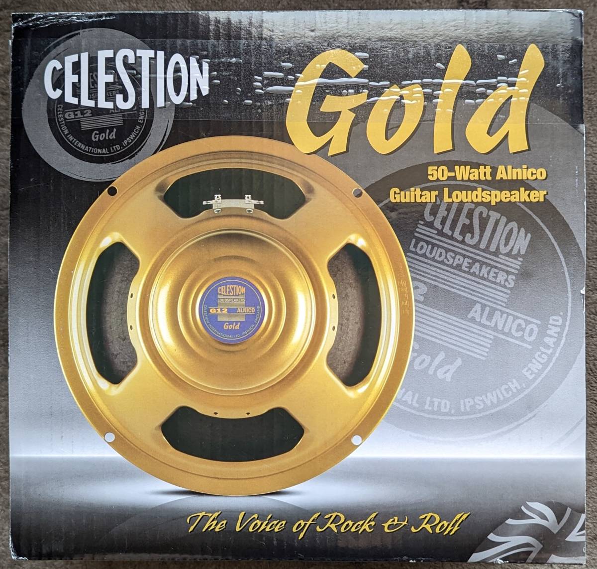 新品未開封 Celestion Alnico Gold イギリス製 50W 15Ω 12インチギター