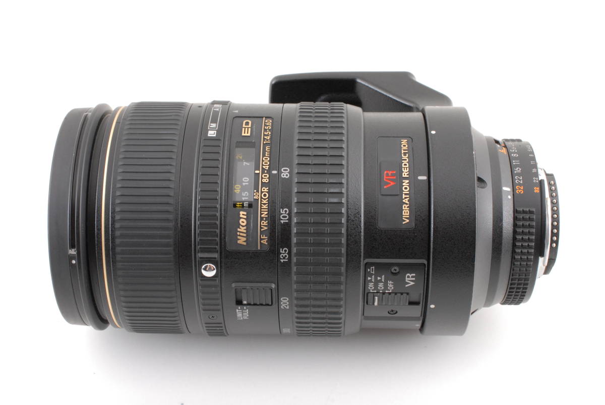 美品 保障付 動作確認済】Nikon AF VR-NIKKOR 80-400mm F4.5-5.6 D ED