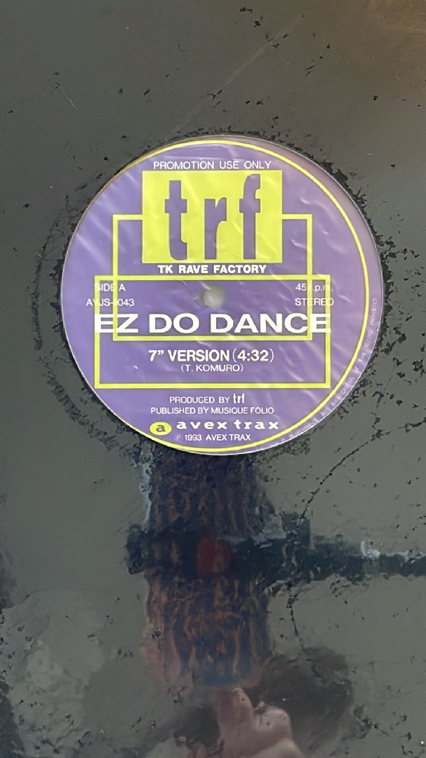 新品 アナログ プロモ 12インチ レコード TRF EZ DO DANCE / 7"VER / UK DANCE MIX