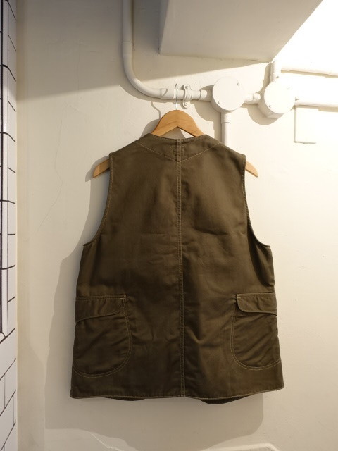 POST OVERALLS ポストオーバーオールズ ハンティングベスト ベスト　美品_画像4