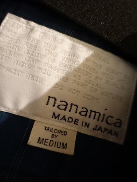 ナナミカ nanamica ステンカラー コート サイズM 美品 21AW 定価121000