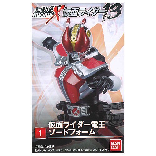 絶版食玩「SHODO-X(掌動駆)仮面ライダー13　仮面ライダー電王(ソードフォーム)」未開封新品　_画像1