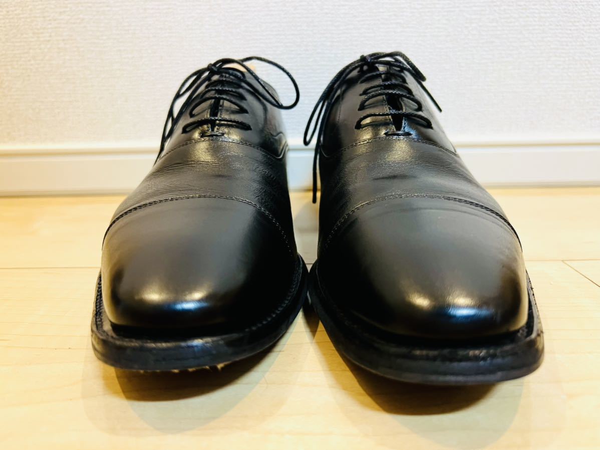 SCOTCH GRAIN スコッチグレイン25.5cm 革靴 黒 ブラック ストレート