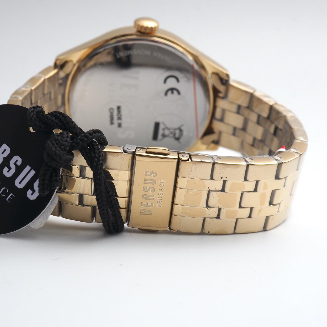 新品】ヴェルサスヴェルサーチ メンズ腕時計 Versus Versace ゴールド