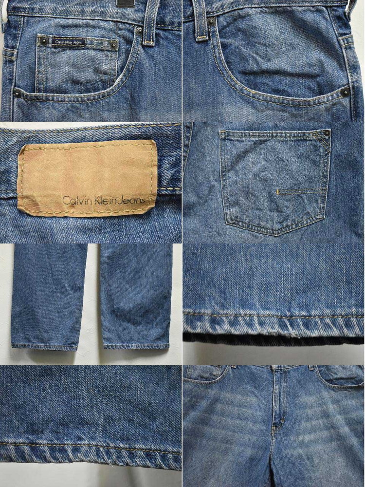 ビッグサイズ Calvin Klein Jeans カルバン・クライン ジーンズ 5ポケット デニムパンツ ブルーデニム W43相当(30021_画像4