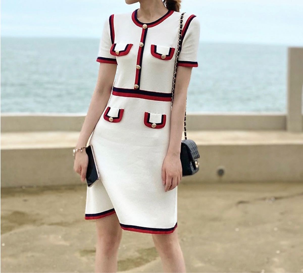 GUCCI サマーニットワンピース-