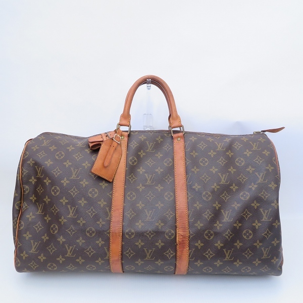 apb ルイヴィトン LOUISVUITTON ボストンバッグ キーポル55 M41424 茶