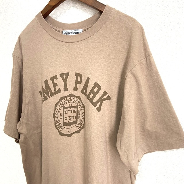 #snc アメリカーナ Americana カットソー Tシャツ ベージュ 半袖 レディース [763570]の画像3