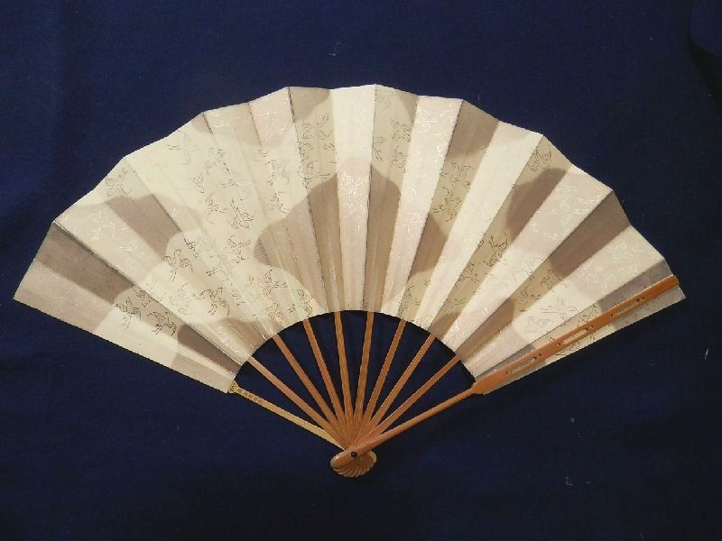 金地に松竹の柄仕舞扇 特注品 minnade-ganbaro.jp