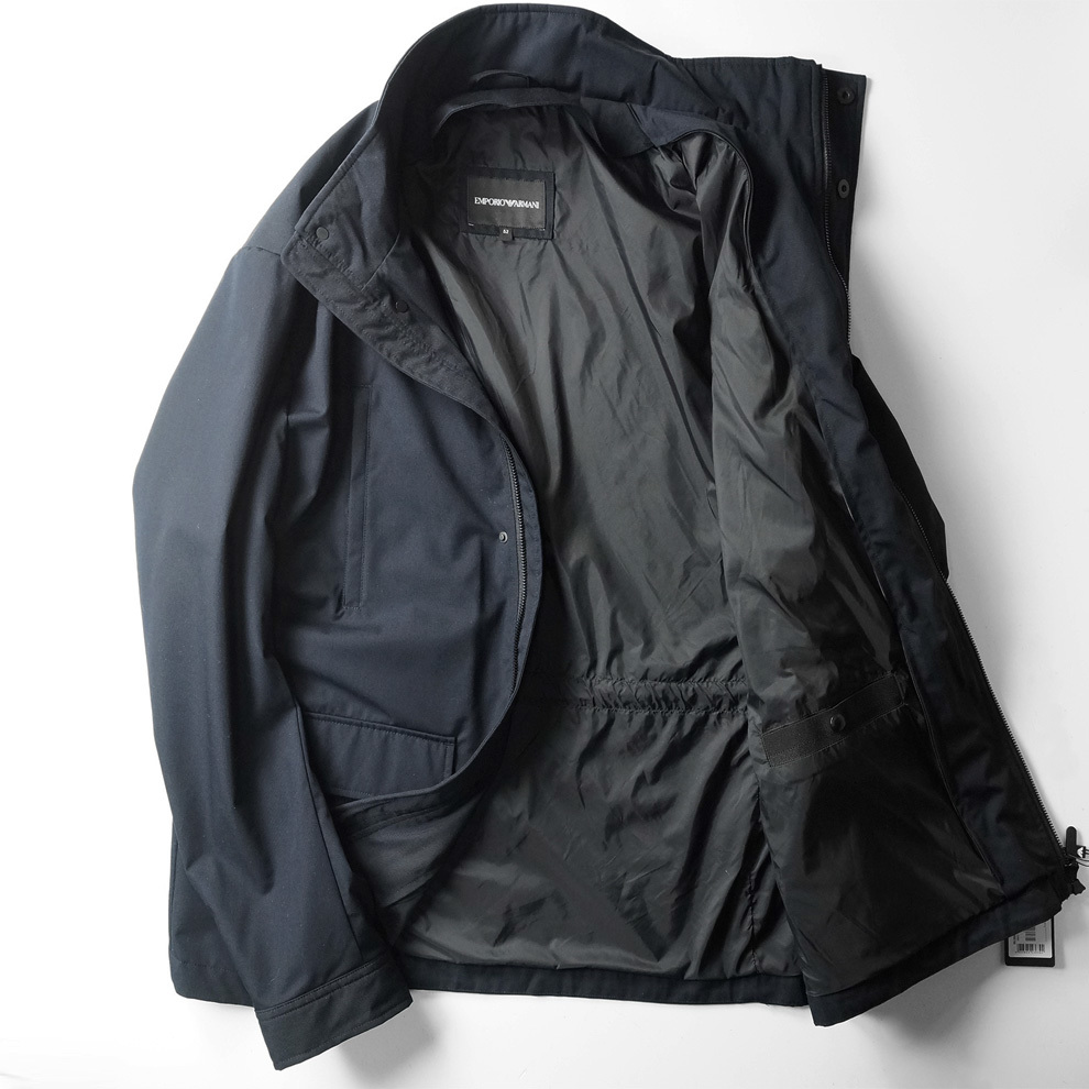 □新品13万【EMPORIO ARMANI】一味違う出し抜き感!M-65ネイビー