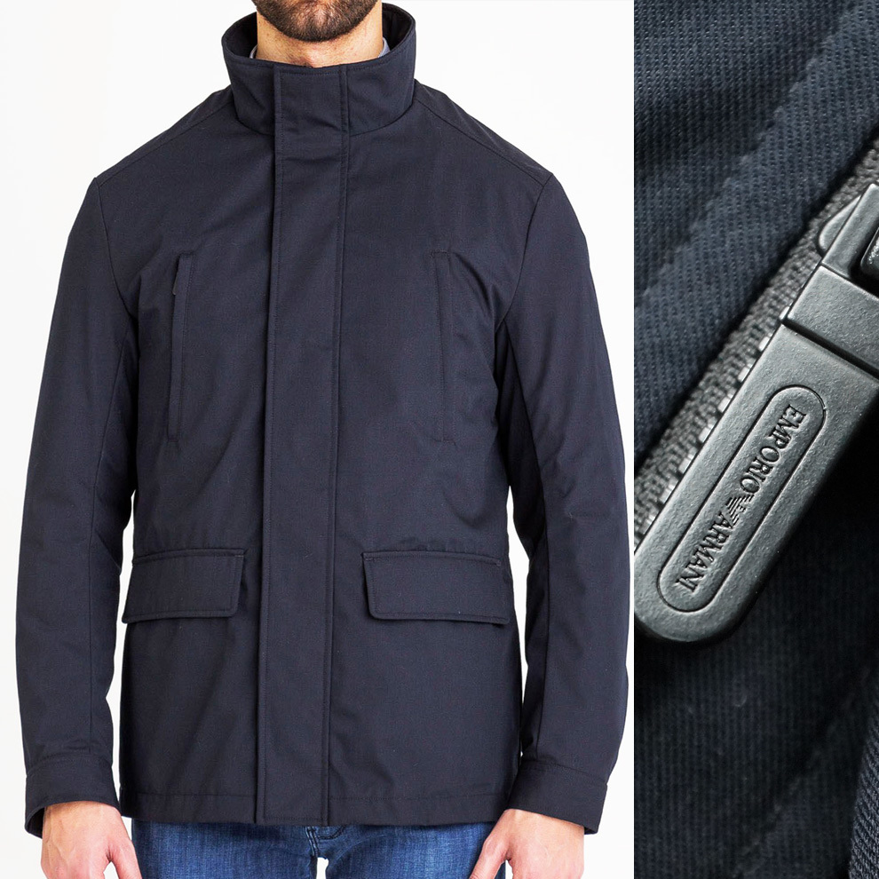 □新品13万【EMPORIO ARMANI】一味違う出し抜き感!M-65ネイビー