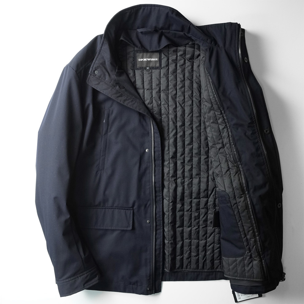 □新品13万【EMPORIO ARMANI】一味違う出し抜き感!M-65ネイビー