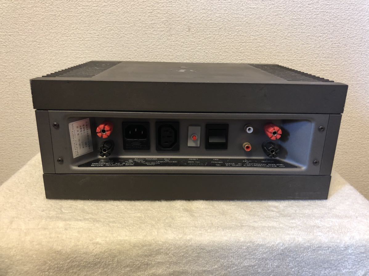100円〜英国 名作パワーアンプ QUAD 606 低能率スピーカーも楽々 100円〜英国 名作パワーアンプ QUAD 606 低能率スピーカーも楽々