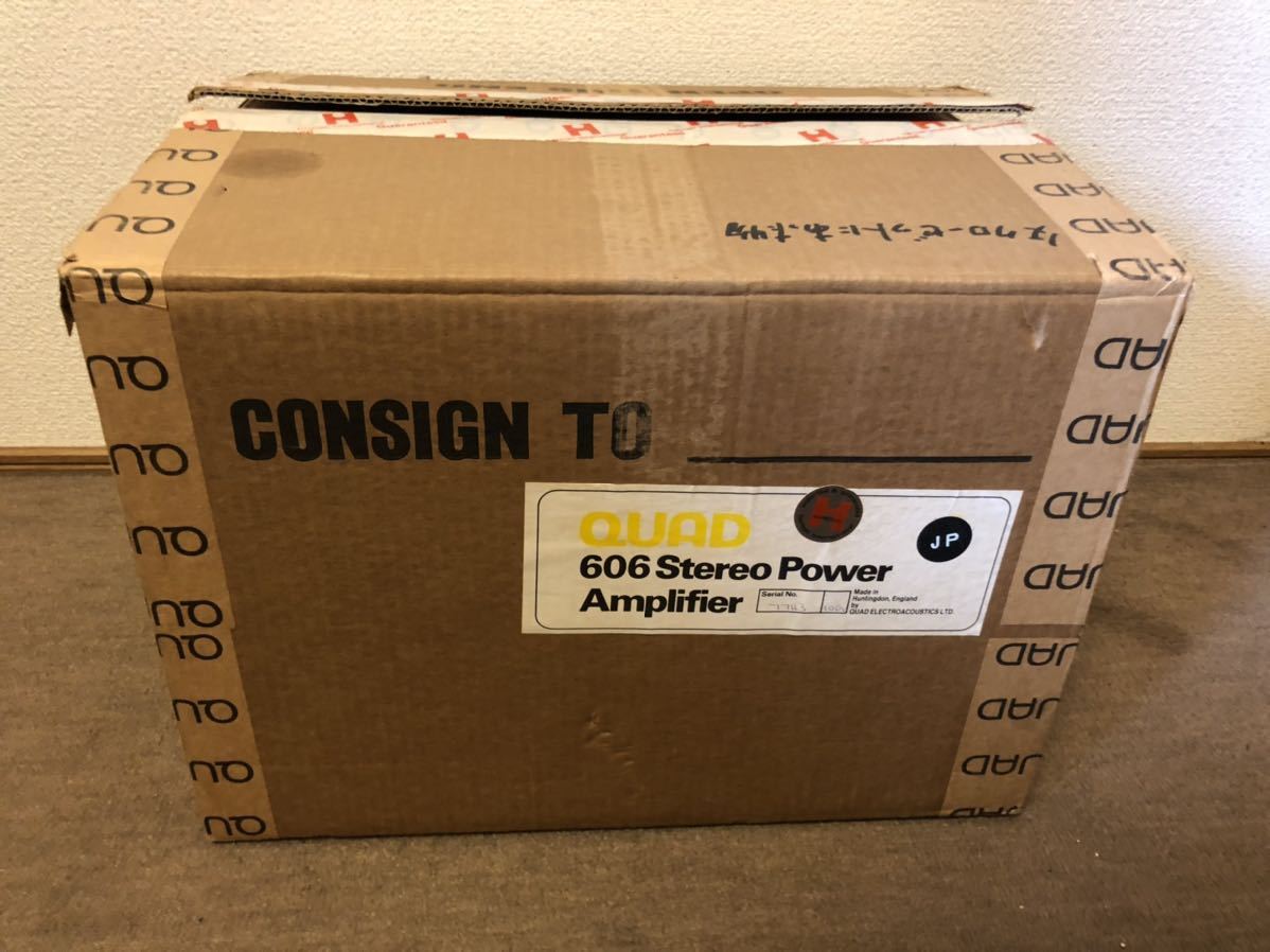 100円〜英国 名作パワーアンプ QUAD 606 低能率スピーカーも楽々 100円〜英国 名作パワーアンプ QUAD 606 低能率スピーカーも楽々