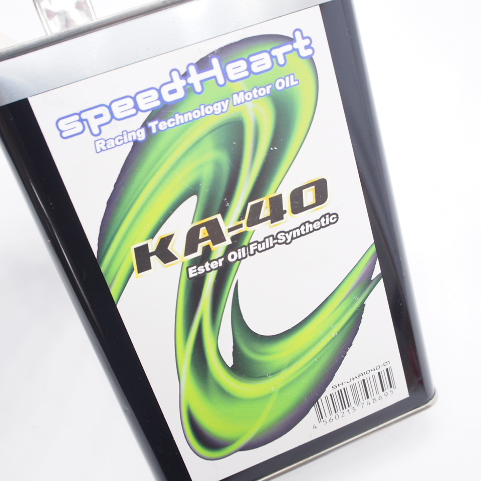 未使用品! SpeedHeart カワサキ専用 エンジンオイル KA-40 10W-40 1L スピードハート_画像2