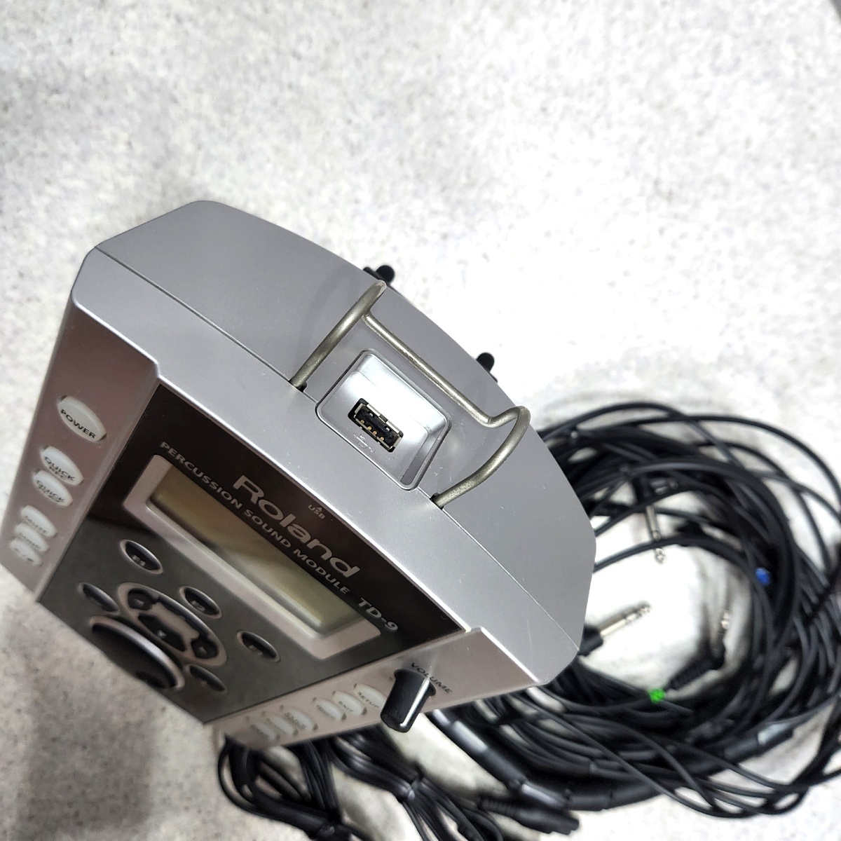 Roland ローランド 電子ドラム TD-9 音源モジュール 80s22-2224 Roland ローランド 電子ドラム TD-9 音源モジュール 80s22-2224