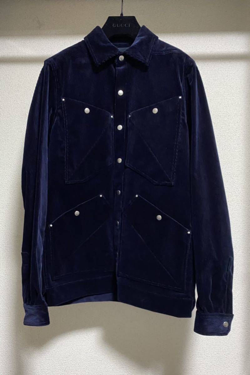 リックオウエンス rick owens コーデュロイジャケット ネイビー
