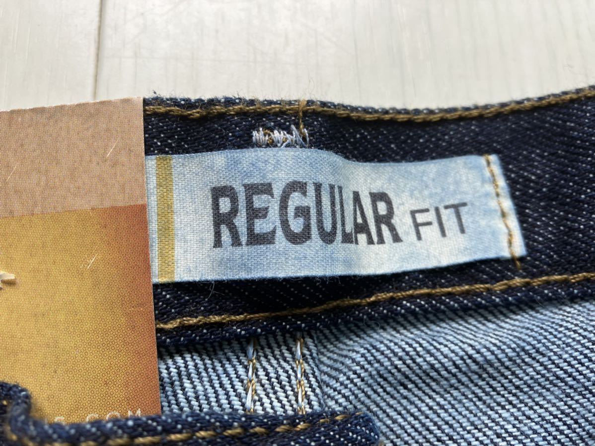  новый товар с биркой W32 Lee постоянный Fit распорка джинсы темно синий Lynn скалярный неиспользуемый товар товар New Old Stock 100% хлопок 