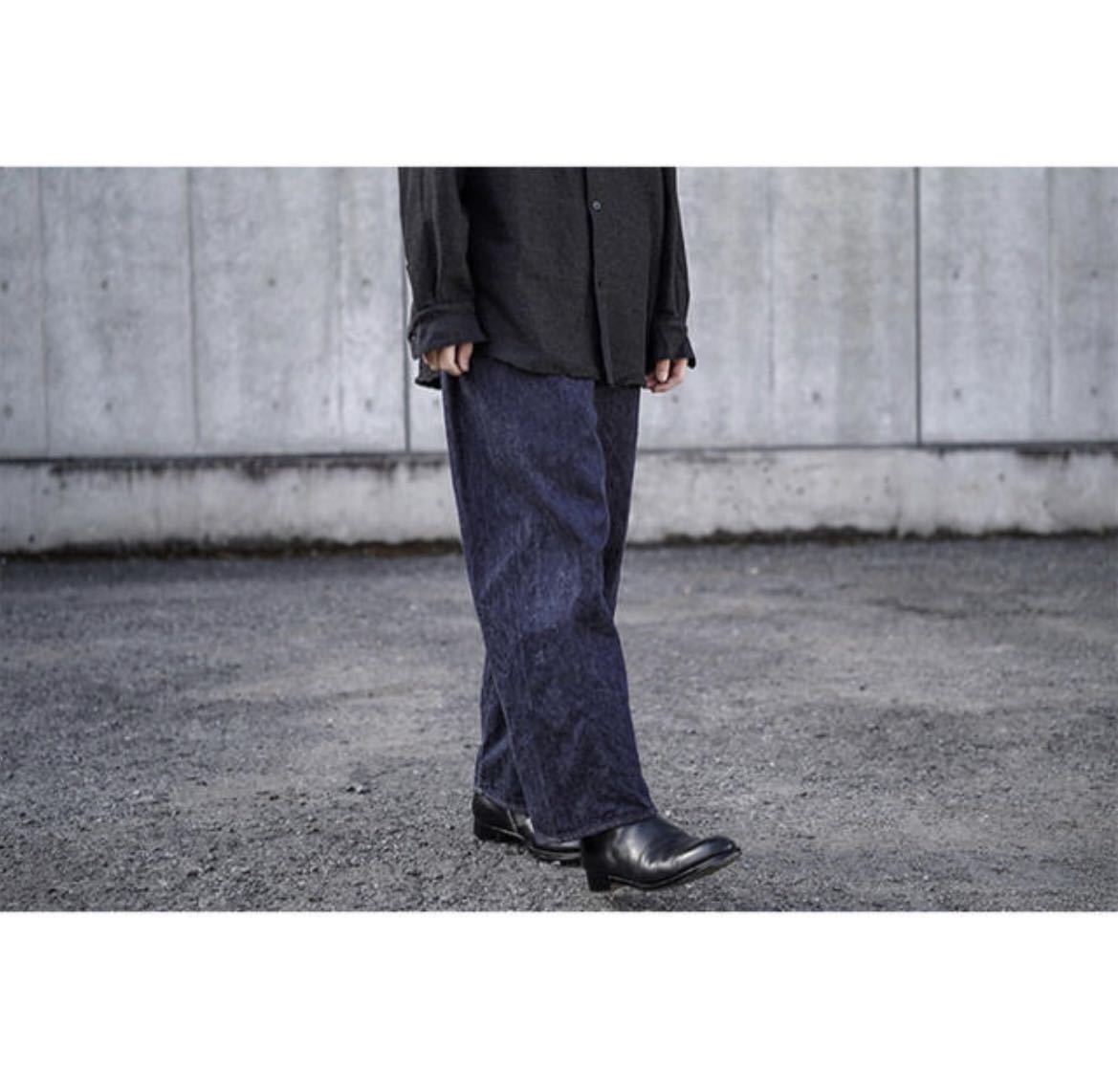 新品 COMOLI 21AW 5P DENIM INDIGO コモリ デニム サイズ3 インディゴ